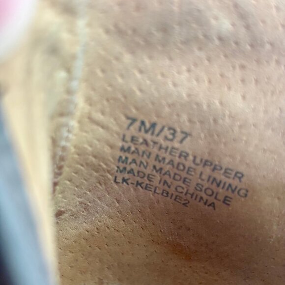 Lucky Brand Taupe Grey Perforated Baley Ankle Bootie Women 7M - Picture 6 of 7